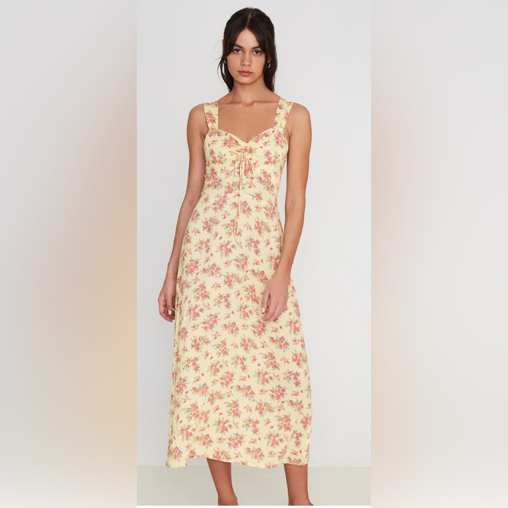 Faithfull the Brand Maeve Midi Dress in Sunday Floral Print NWT XXL/12